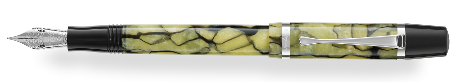 Montegrappa – Nazionale Flex Marbled Green Fountain Pen